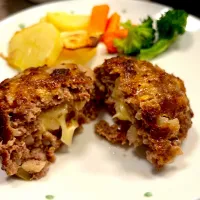 ノンフライヤーでハンバーグ🎵|kiyominさん