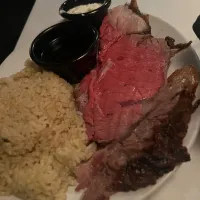 プライムリブとガーリックピラフ|norishioさん