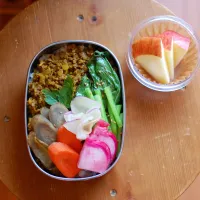 ドライカレーとゴボウのサブジ|naeさん