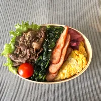 "焼肉"入り息子弁当|kazuさん