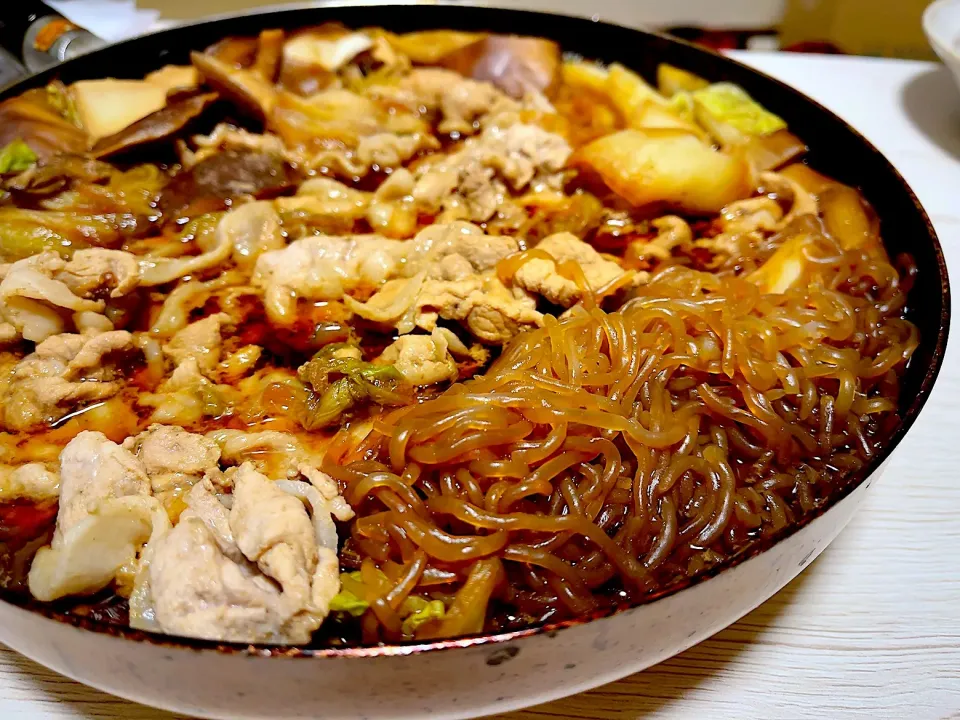 豚すきやき|もっさんさん