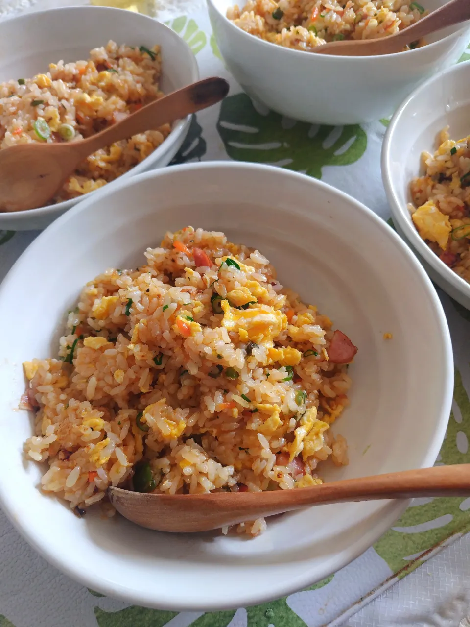 残り物チャーハン✨雪で買い物行けないので😅|rikako♪。.:＊さん