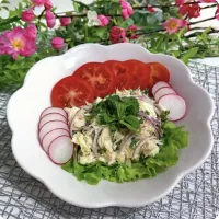 やまぶしたけのサラダ|akkiyさん