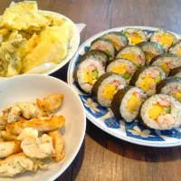 天ぷらと巻き寿司|myon-myonさん