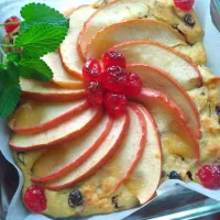 リンゴとレーズンとドライさくらんぼのおからケーキ| きこりnoteさん