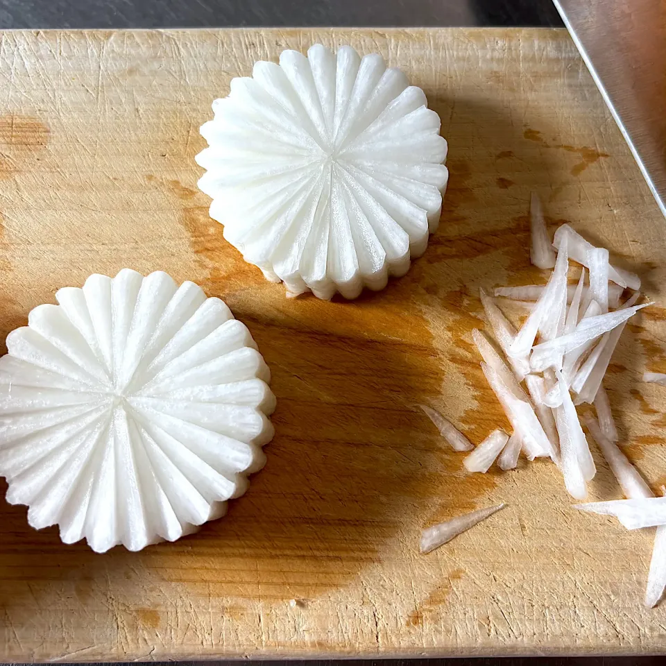 大根の飾り切り|かっちゃん杉さん