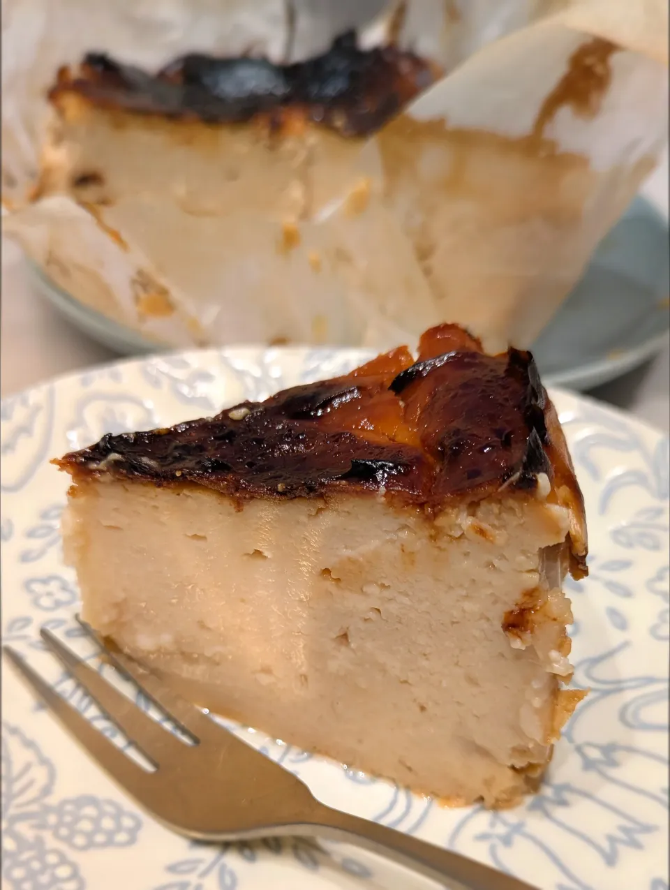 酒粕のバスクケーキ|いりごまさん