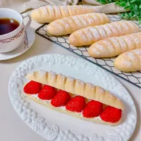 いちごのスティックパン|mai＊さん