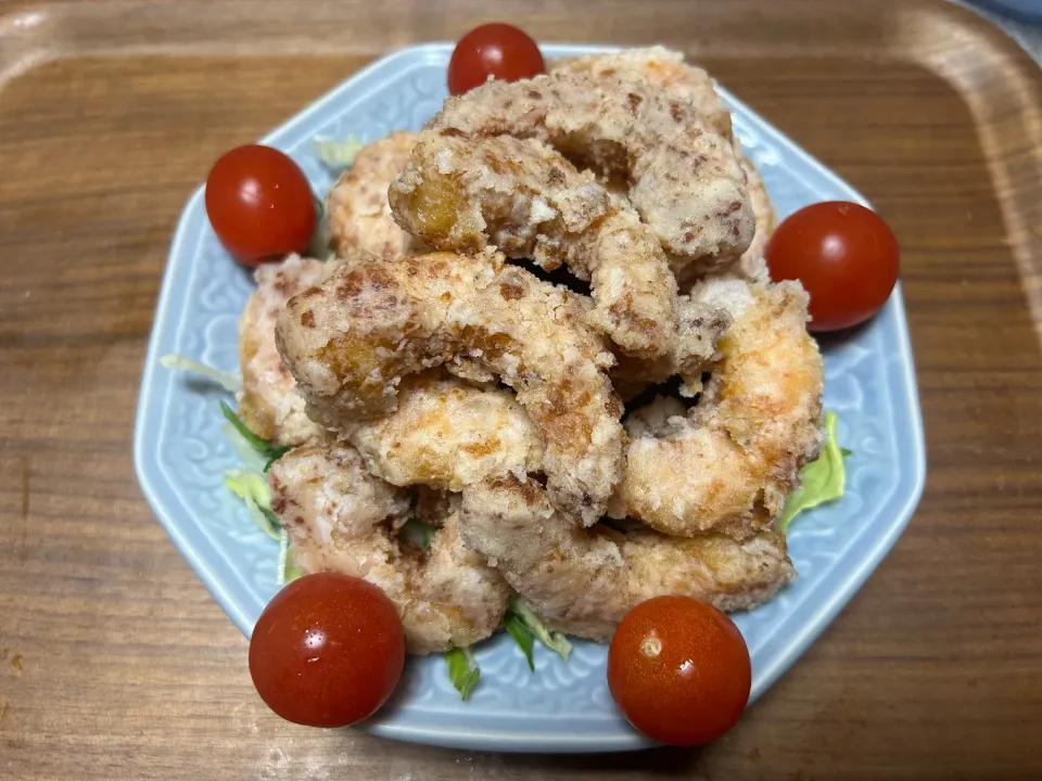 海老の唐揚げ|カズさんさん