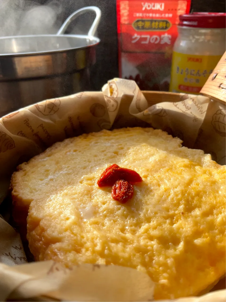 蒸籠で「杏仁香るフレンチトースト」♨️|9421beruさん