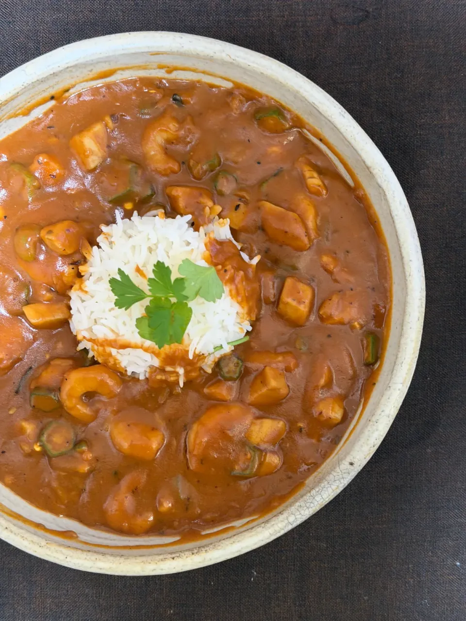 鮪と海老のガンボ|KimaLABOさん