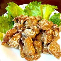 マグロの竜田揚げ|単身赴任のっちさん