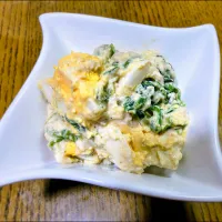 🥬ほうれん草と茹で卵の豆腐クリームサラダ🥗|みよぱさん