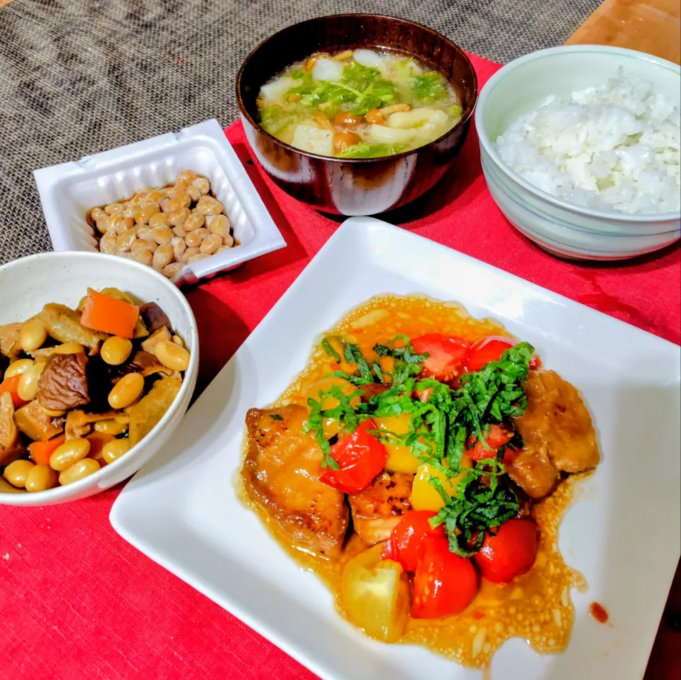 【主菜】カジキマグロの柚子胡椒焼き|シュビラさん