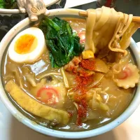 仕上げに少し牛乳を入れてまろやかにしたカレーきしめん| Takeshi  Nagakiさん