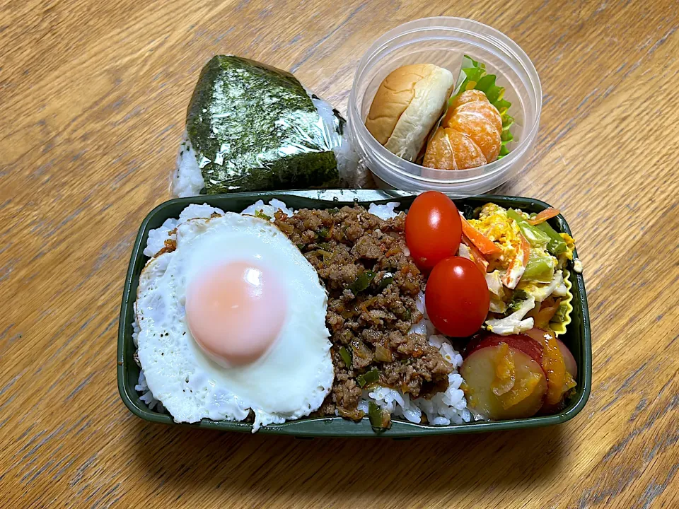 2/10 肉そぼろ丼（オイスター風味）弁当|ゆさん