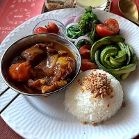 牛すじカレーワンプレート🍛 ~カリカリトリュフ