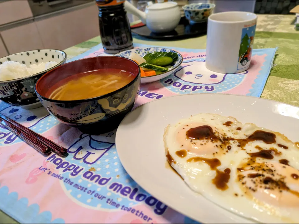 久しぶりの和食の朝食|香っちゃんさん