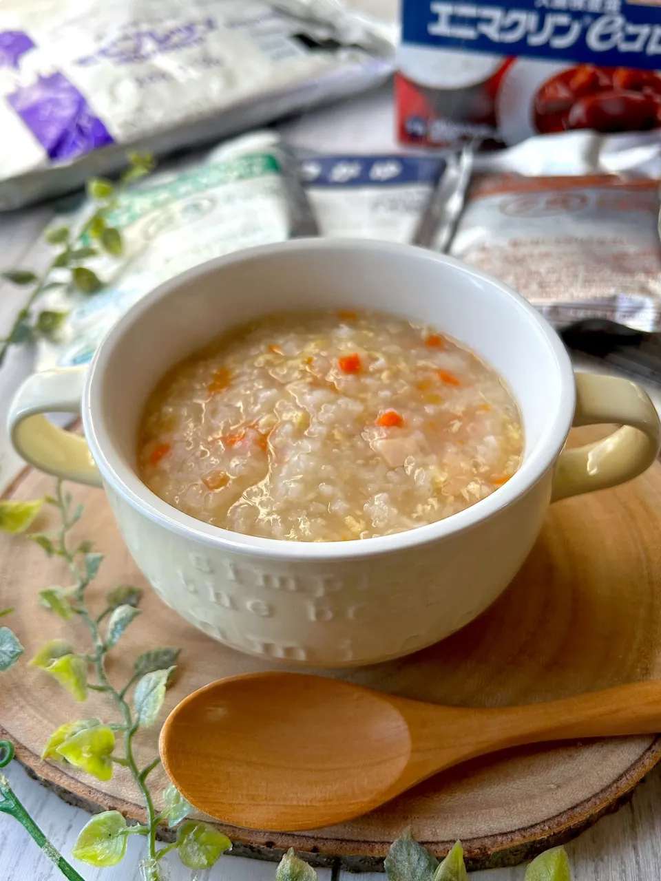 鶏とたまごの雑炊|まなまな♡さん