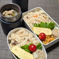 高校生、中学生弁当‪ ·͜·|ゆ☺︎︎さん