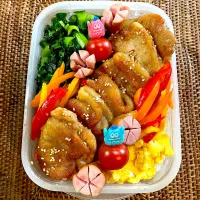 生姜焼き弁当|ヘルペイさん