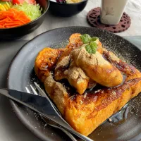 みったんさんの料理 m.rafuさんの料理 きな粉蜂蜜フレンチトースト👍☺️💕