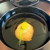 お椀　松葉かに葛寄せ