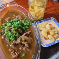 牛皿、新生姜の甘酢漬け添え|aoiさん