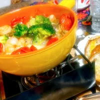 #シーフードアヒージョ| Reikoさん