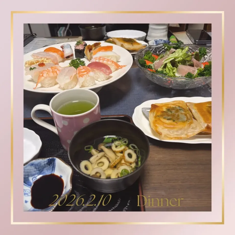 ミルフィーユ春巻き献立|いのっちさん