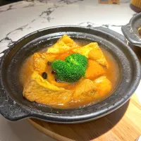 鲍汁黑豆豆腐煲|skyblueさん