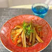 きんぴらごぼう❣️晩酌用に🍶|🐶dekochoro🐶さん