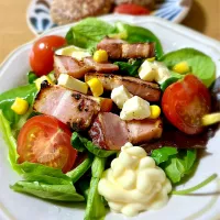 粕漬ベーコンのサラダ|deekay71さん