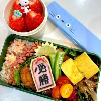 2026,02,11 長女大本命の受験day!!ᶠⁱᴳʰᵀᵎᵎ(*˙˘˙*)و⚑⁎お弁当さん🍱|kayoo_ch517♡3太郎1姫２モル♡81line Maさん