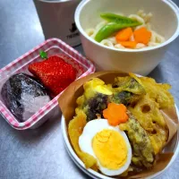 ︎🌟天ぷらうどん弁当︎🌟|ゆきさんさん