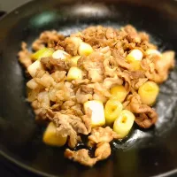 豚肉と白ネギの炒め物|みりさん