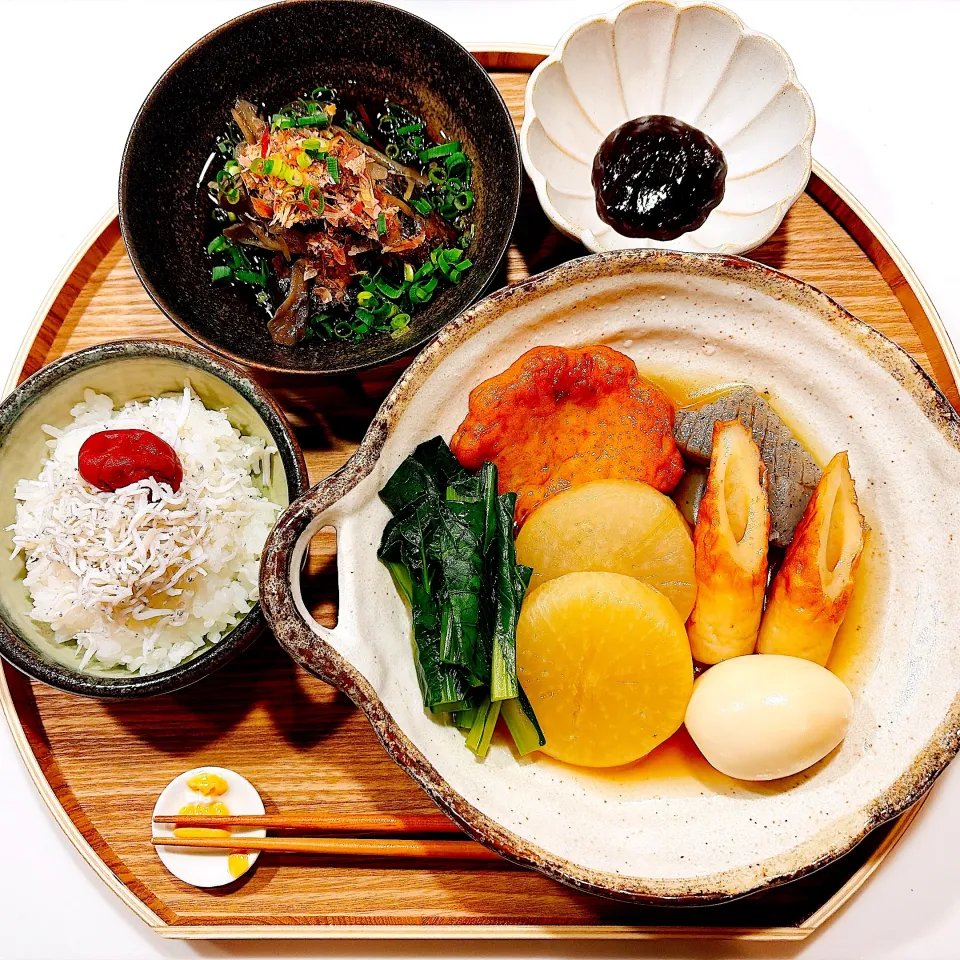 🍢夜【おでん定食】🍢|Laniさん