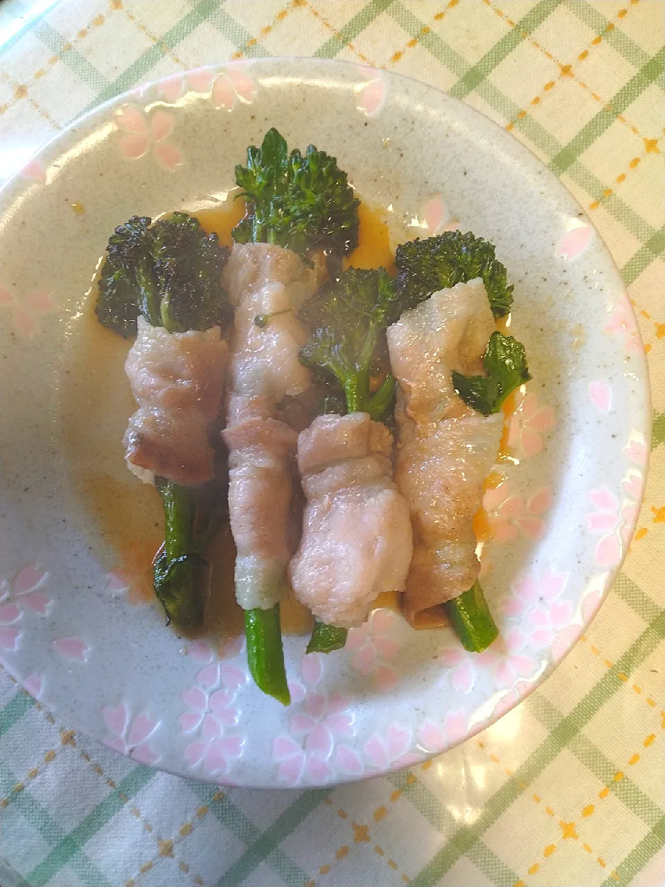 スティックセニヨールの豚バラ巻き|のばーきさん