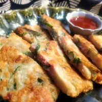 レンコンと豚ミンチのチヂミ( ꇐᴗꇐ )|まぁさん