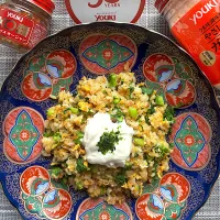 生湯葉の菜の花チャーハン|栃倉 直人さん