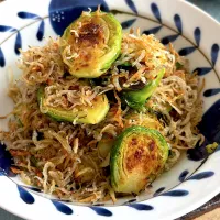 芽キャベツのペペロンチーノ風|Miki (^_−)−☆さん