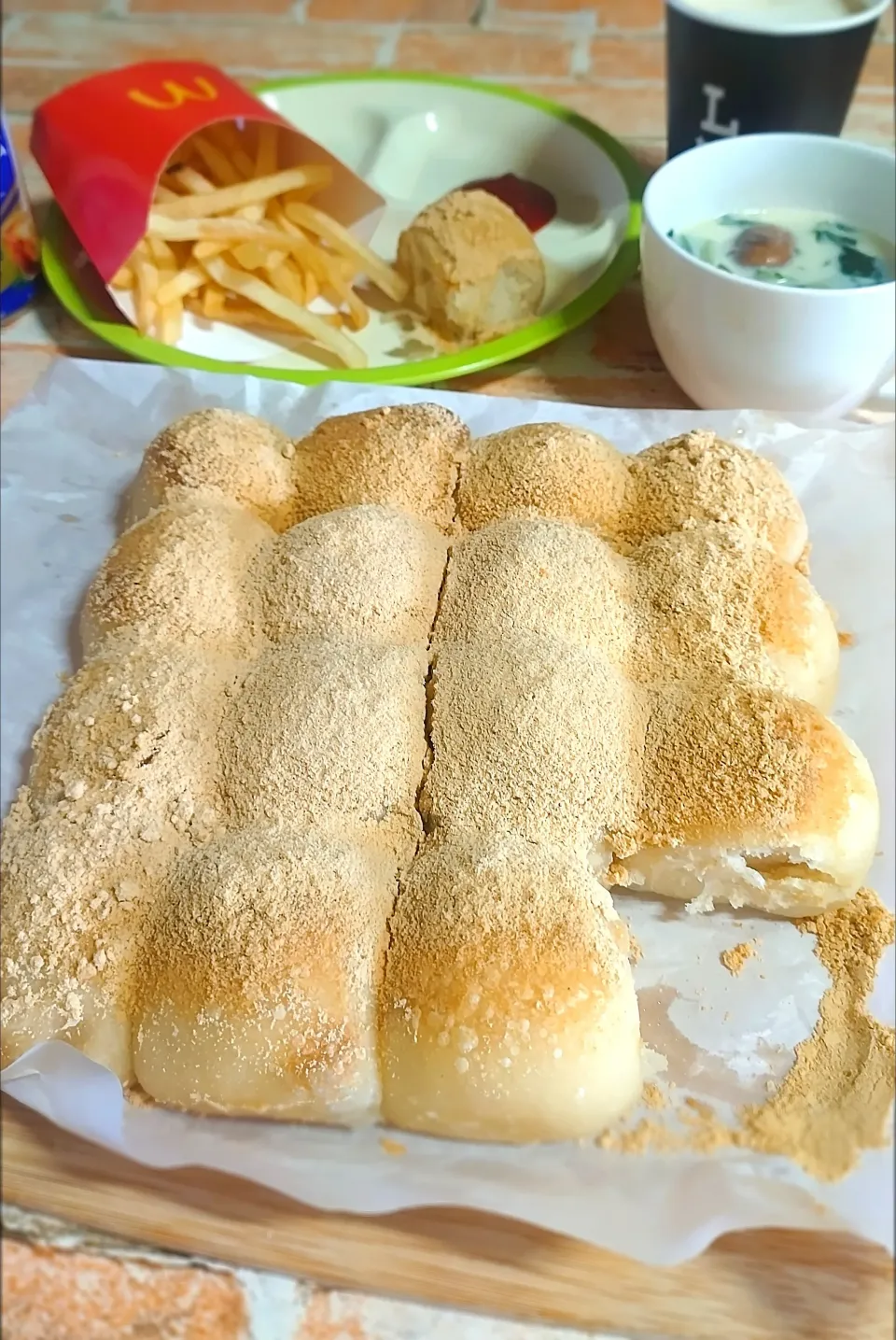 きな粉ちぎりパン|みったんさん