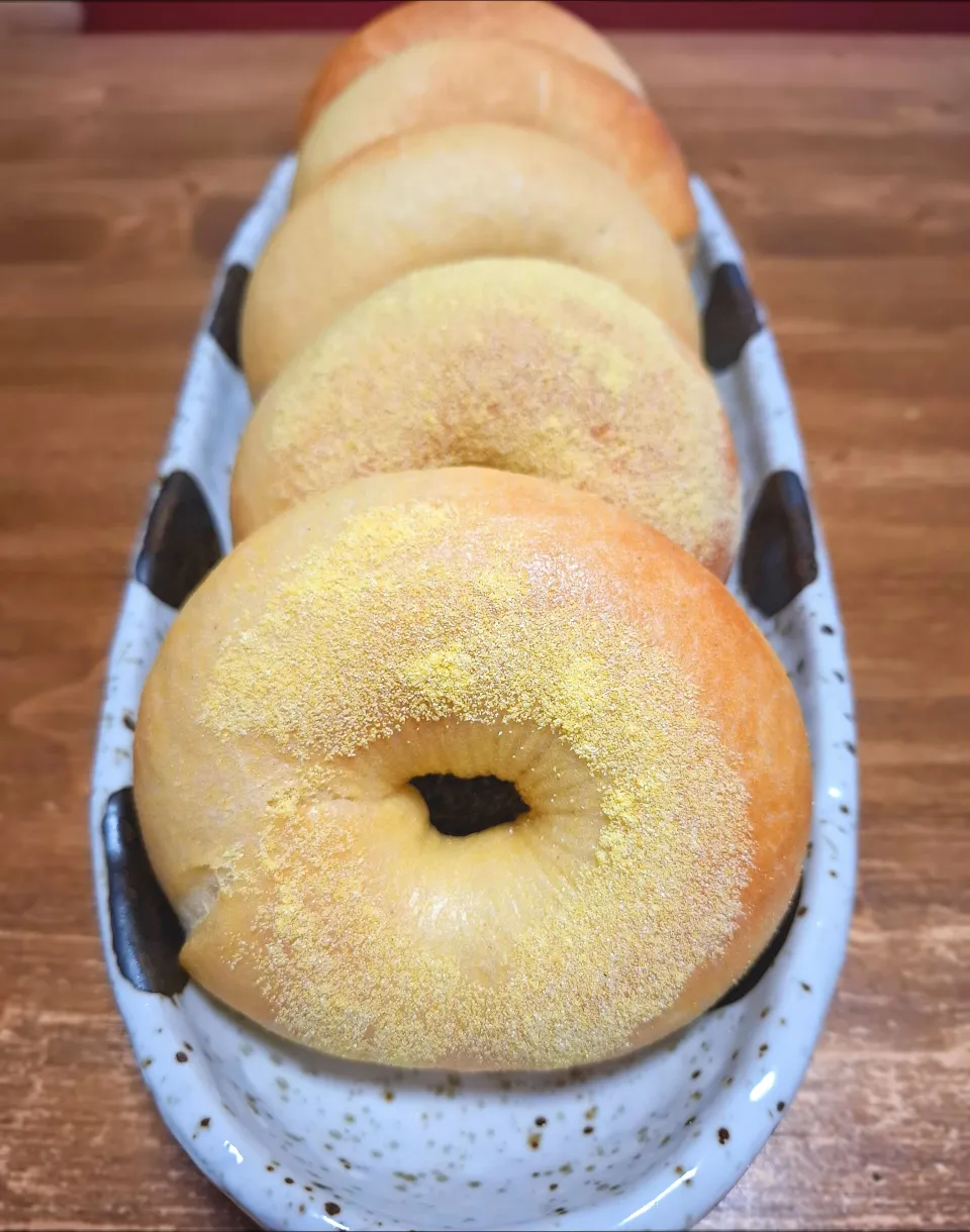 🥯コーングリッツベーグル🥯|ゆきさんさん