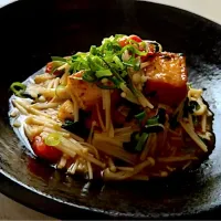 厚揚げステーキにえのきあんかけ|tap.rinさん