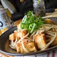 厚揚げともやしの和風あん