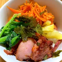 ニラナムルのビビンバ|れもんさん