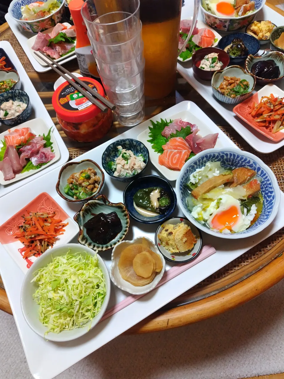 お久しぶりの刺し身定食です✨|rikako♪。.:＊さん