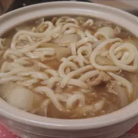 土鍋でカレーうどん|kamekameさん