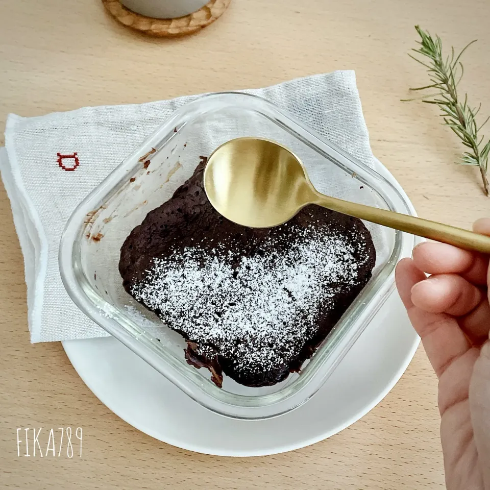 レンチンかんたんガトーショコラ|FIKA789さん