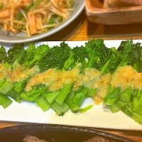 菜花の辛子酢味噌|じゅんさんさん